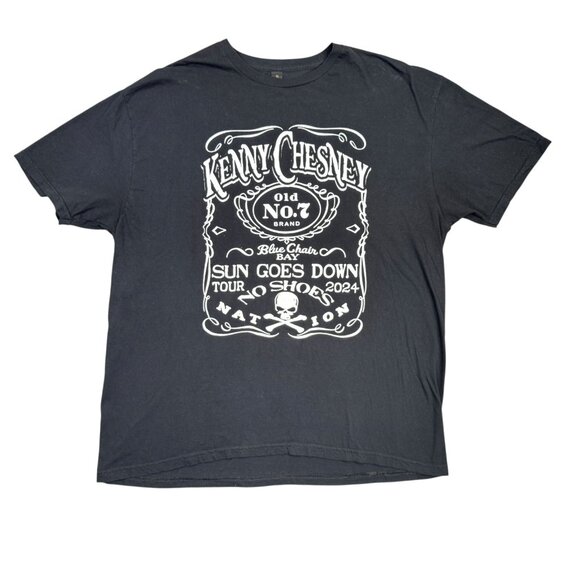 Kenny Chesney Sun Goes Down Tour T Shirt Mens 2XL Zac Brown Band 2024 Concert - Picture 1 of 7